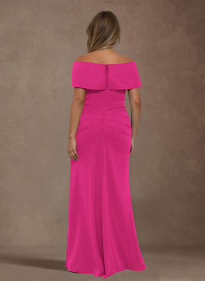 Trumpet/Mermaid Floor-Length Elastic Satin(Slight Stretch) Mother Of The Bride Dresses