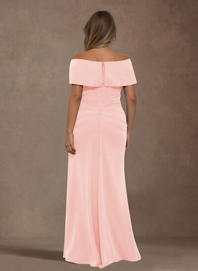 Trumpet/Mermaid Floor-Length Elastic Satin(Slight Stretch) Mother Of The Bride Dresses