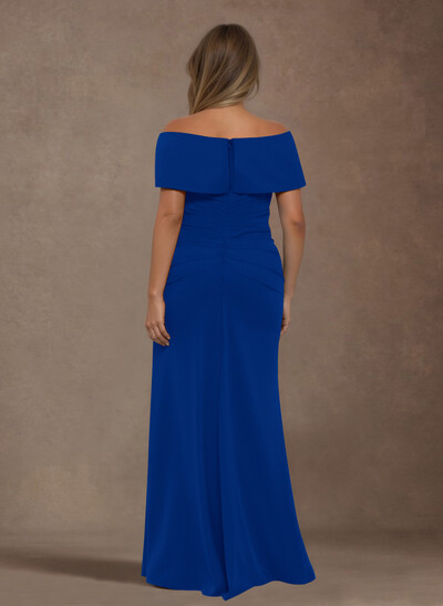 Trumpet/Mermaid Floor-Length Elastic Satin(Slight Stretch) Mother Of The Bride Dresses