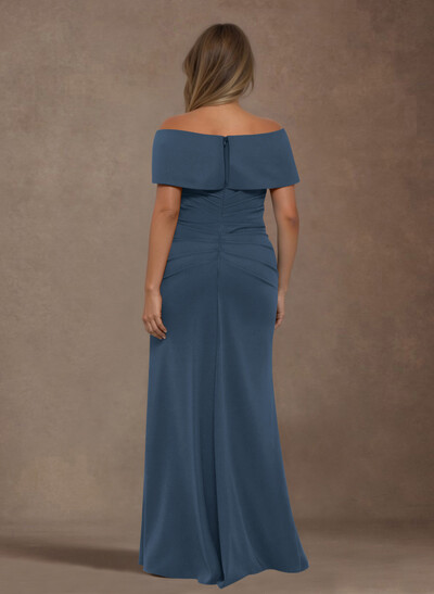 Trumpet/Mermaid Floor-Length Elastic Satin(Slight Stretch) Mother Of The Bride Dresses