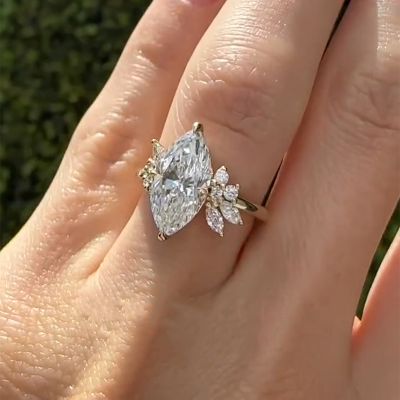 Marquise Cut Women's Wedding Ring Sets