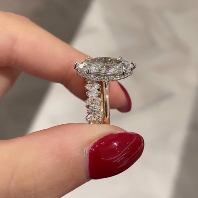 Marquise Cut Women's Wedding Ring