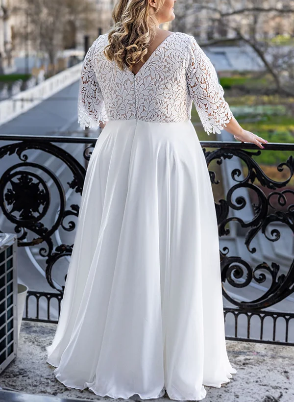 red lace prom dress plus size Burgundy Lace Plus Size Maxi Dress main image 1