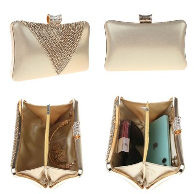 Polyester Event/Party Clutches & Bags With Crystal/ Rhinestone