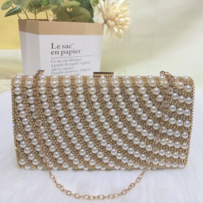 Sparkling Glitter Event/Party Clutches & Bags With Crystal/ Rhinestone/Lmitation Pearl