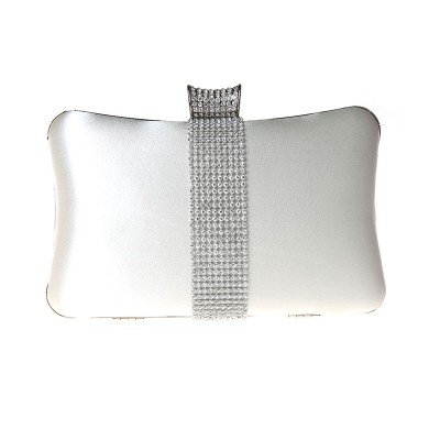 Satin Event/Party Clutches & Bags With Crystal/ Rhinestone