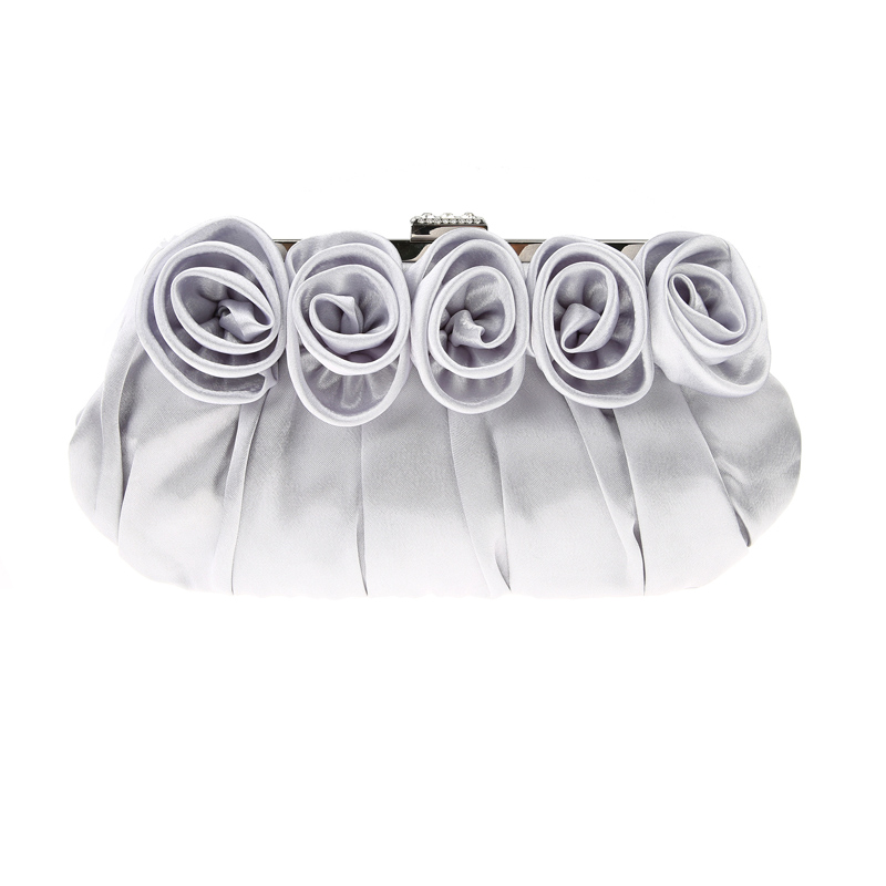 Event/Party/Casual Satin Clutches & Bags With Flower