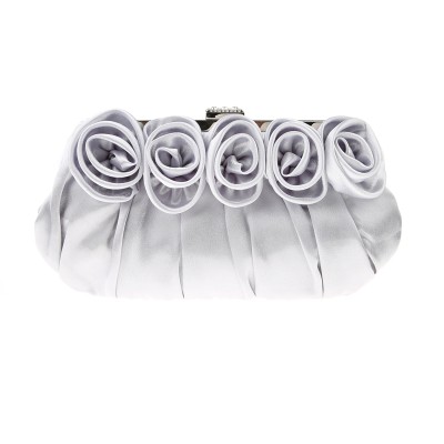 Event/Party/Casual Satin Clutches & Bags With Flower
