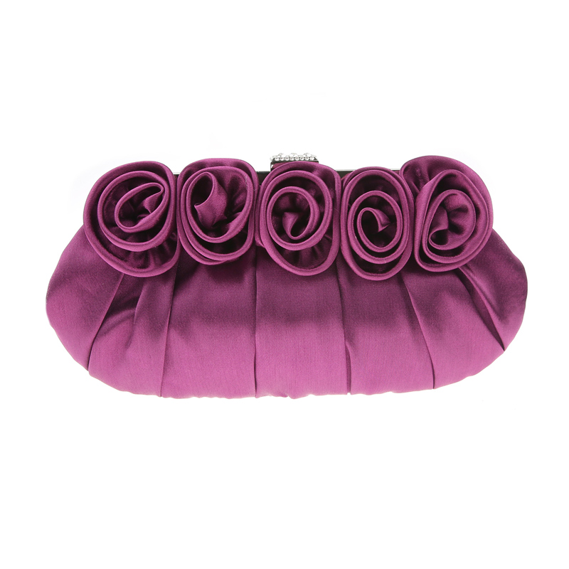 Event/Party/Casual Satin Clutches & Bags With Flower