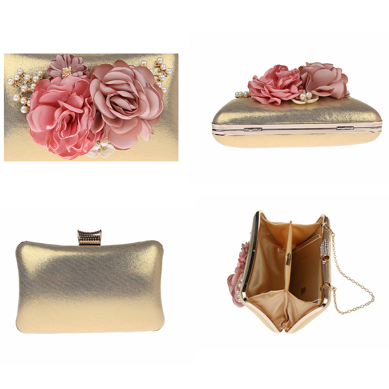 Event/Party Clutches & Bags With Flower/Lmitation Pearl