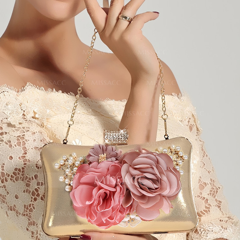 Event/Party Clutches & Bags With Flower/Lmitation Pearl