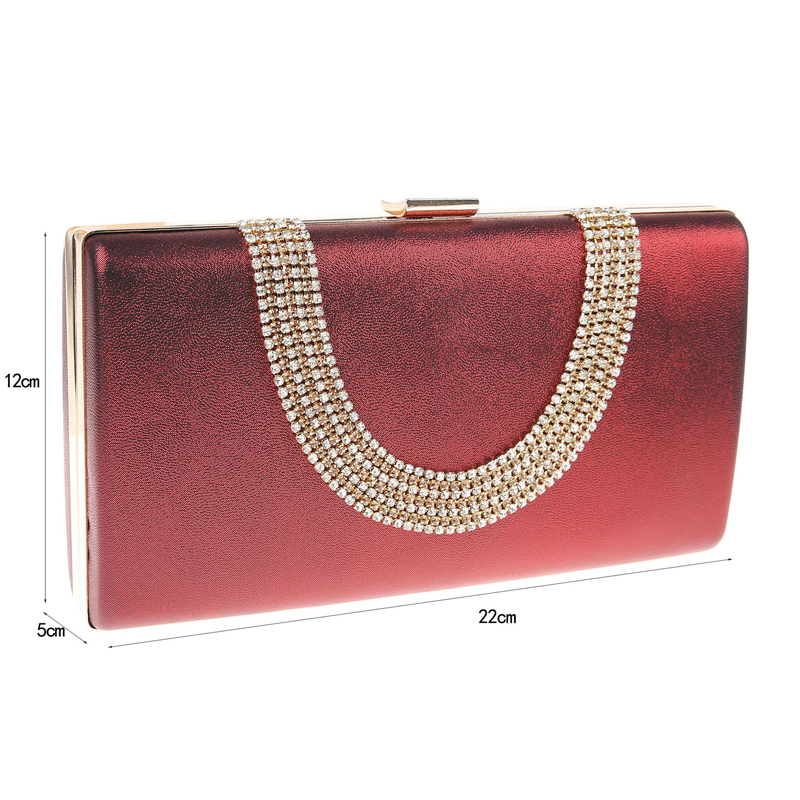 Event/Party/Wedding PU Clutches & Bags With Crystal/ Rhinestone