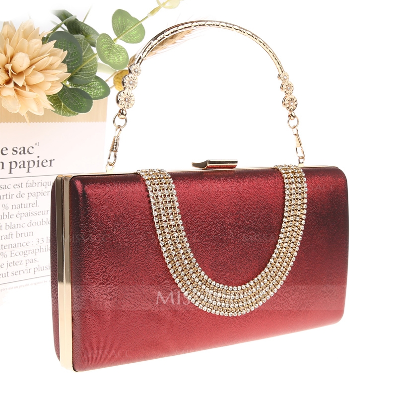 Event/Party/Wedding PU Clutches & Bags With Crystal/ Rhinestone