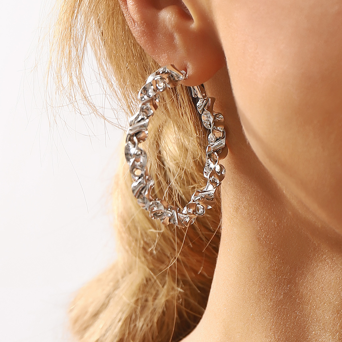 Shining Hoop Earrings