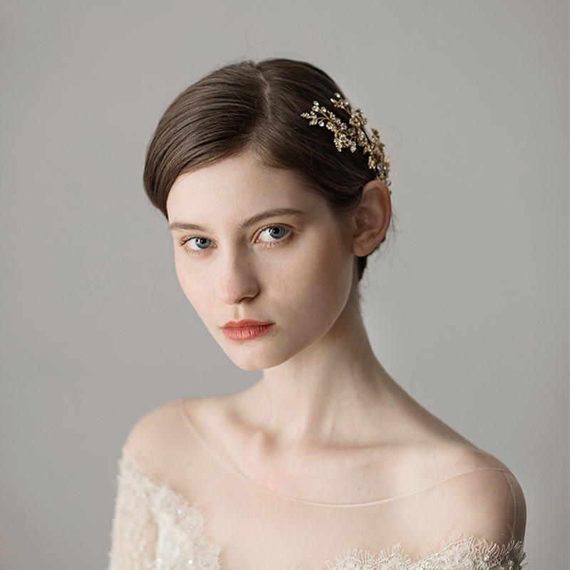 Wedding Hair Clips With Rhinestone Bridal Headpieces (Sold In A Single Piece)