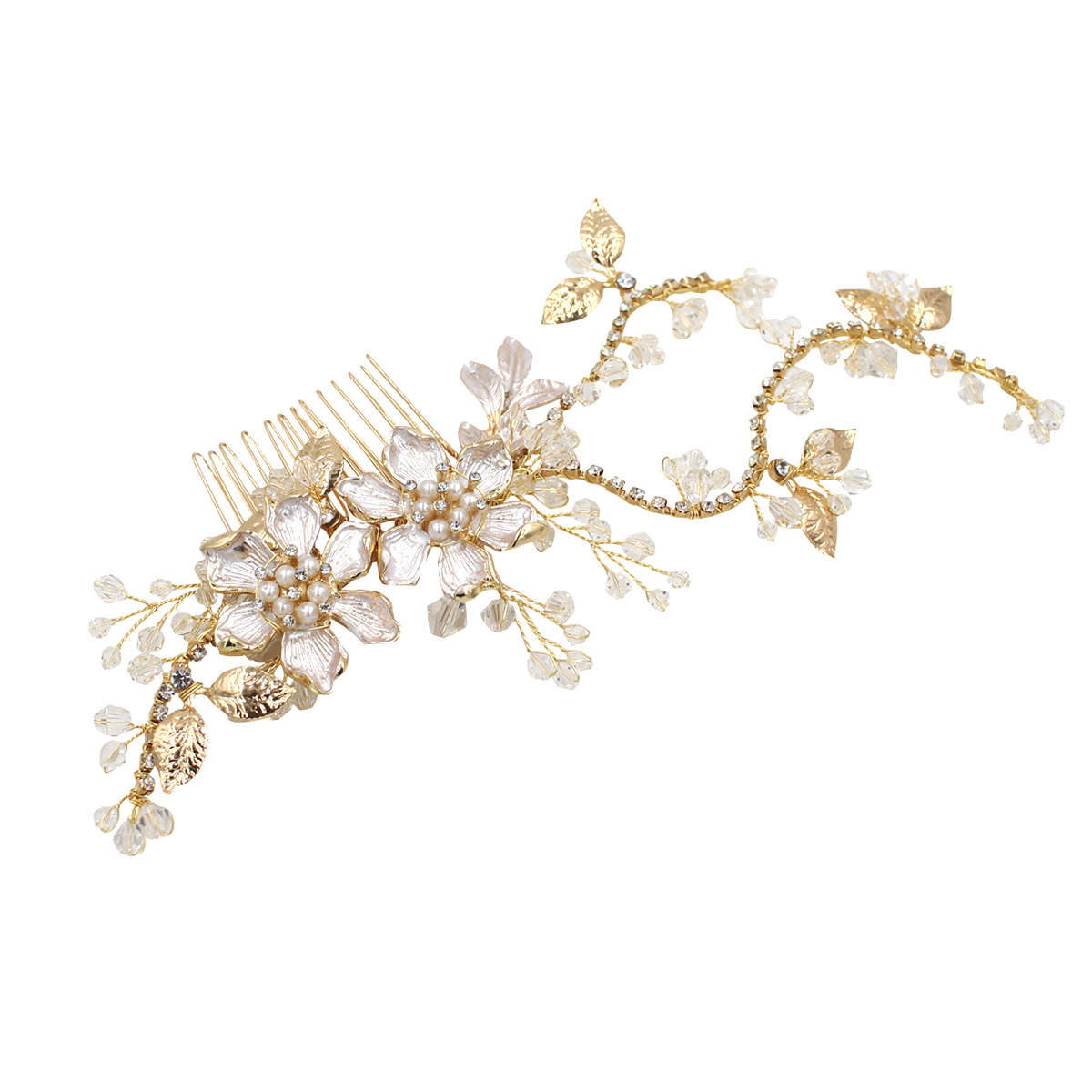 Wedding Combs With Pearl/Flower Bridal Headpieces