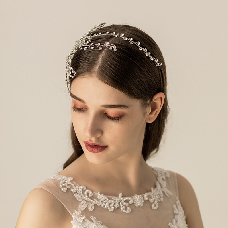 Simple Wedding Headbands With Rhinestones Bridal Headpieces