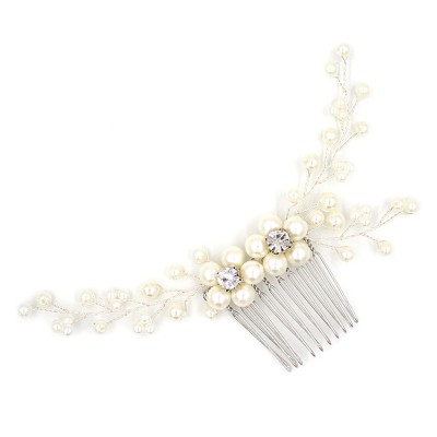 Wedding Combs With Pearl Bridal Headpieces