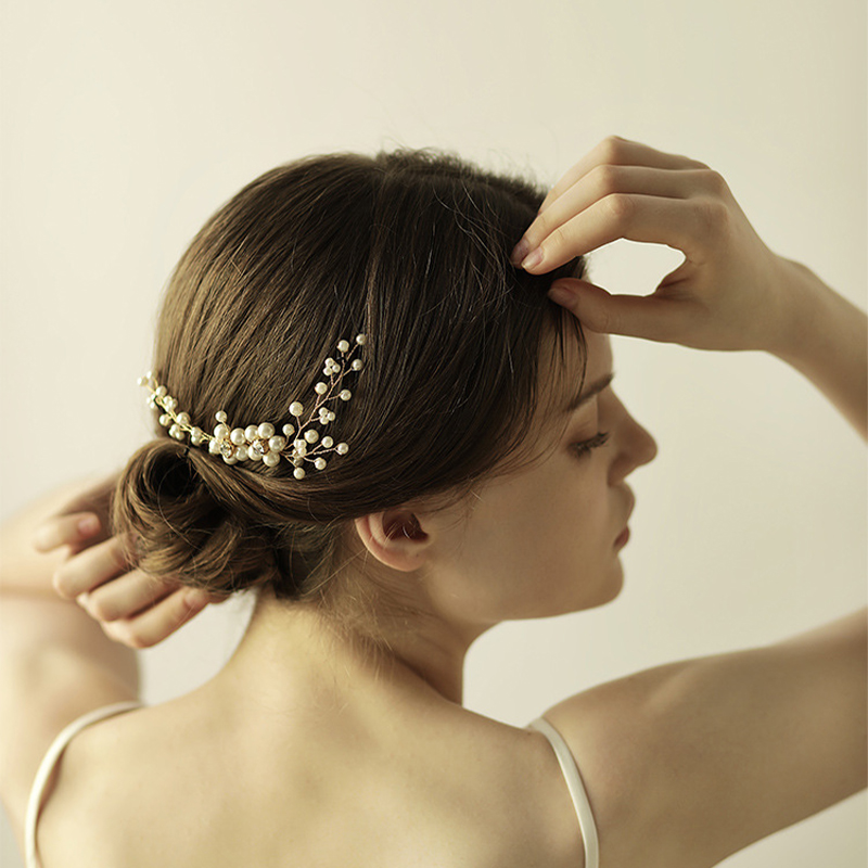 Wedding Combs With Pearl Bridal Headpieces