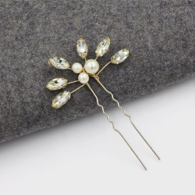 Wedding Hairpins With Pearl Bridal Headpieces