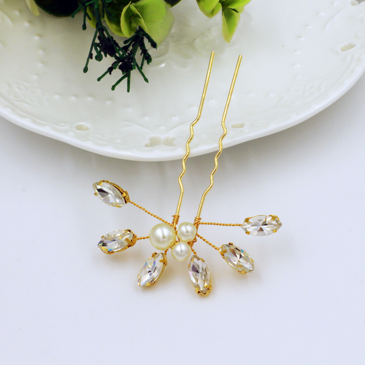 Wedding Hairpins With Pearl Bridal Headpieces