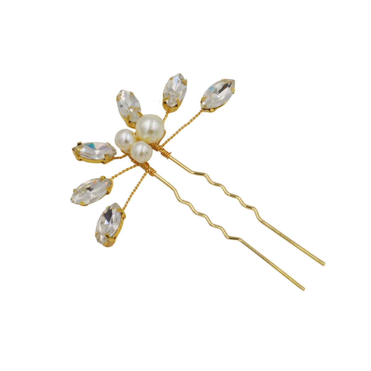 Wedding Hairpins With Pearl Bridal Headpieces