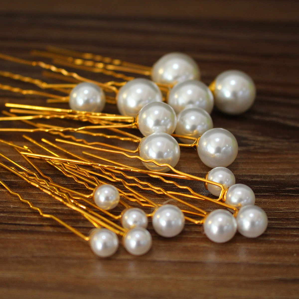 Wedding Hairpins With Pearl Bridal Headpieces (18 Pcs)