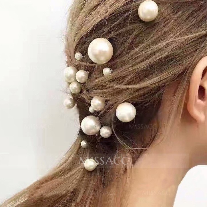 Wedding Hairpins With Pearl Bridal Headpieces (18 Pcs)