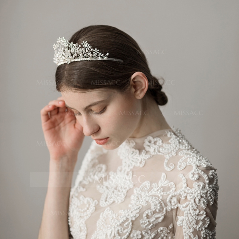 Wedding Headbands With Pearl Bridal Headpieces