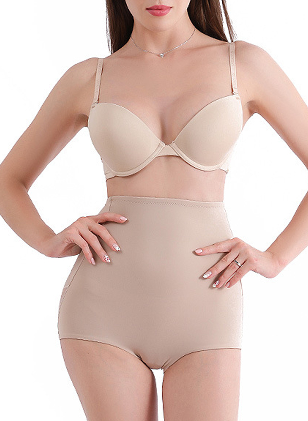 Chinlon/Spandex High Waist Thin Breathable Shapewear