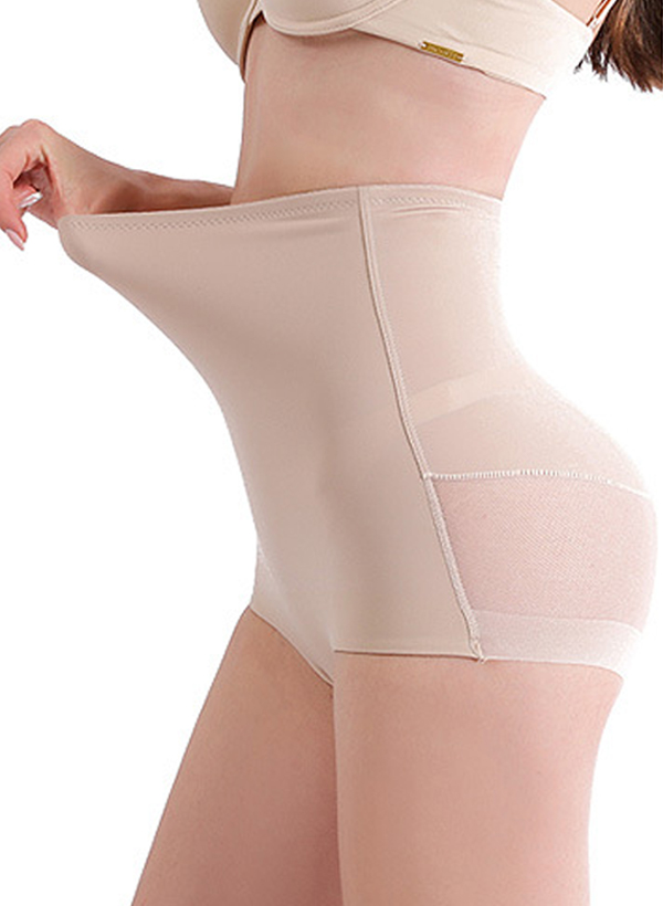 Chinlon/Spandex High Waist Thin Breathable Shapewear