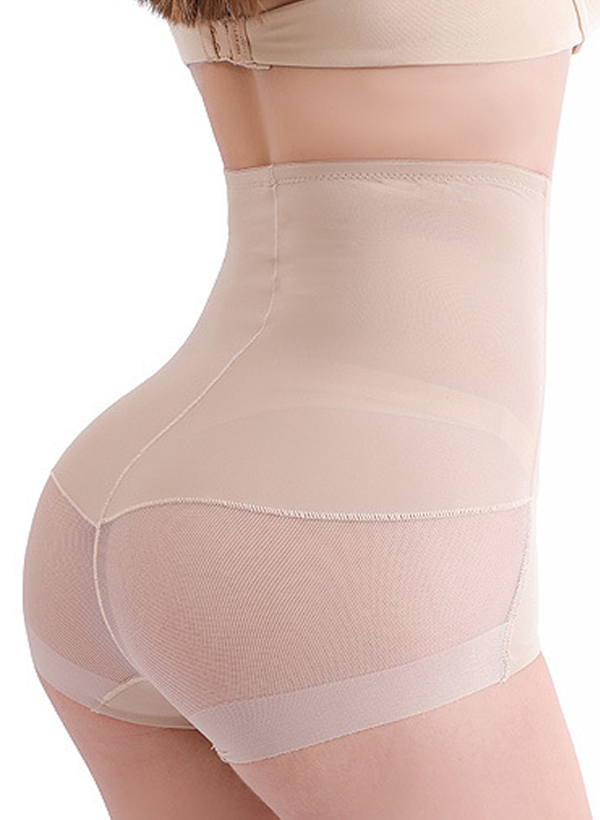 Chinlon/Spandex High Waist Thin Breathable Shapewear