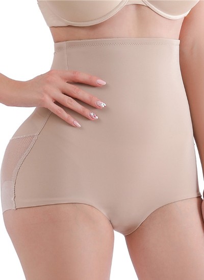 Chinlon/Spandex High Waist Thin Breathable Shapewear