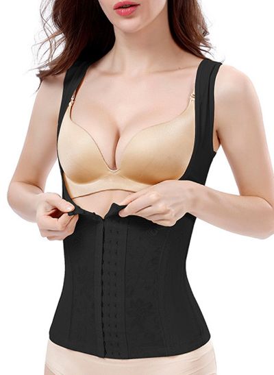Polyester 3 Breasted Lace Shapewear