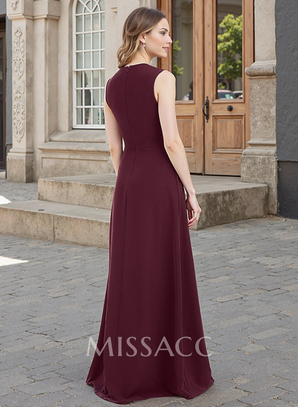 Jumpsuit/Pantsuit Scoop Neck Elastic Satin(Slight Stretch) Mother Of The Bride Dresses