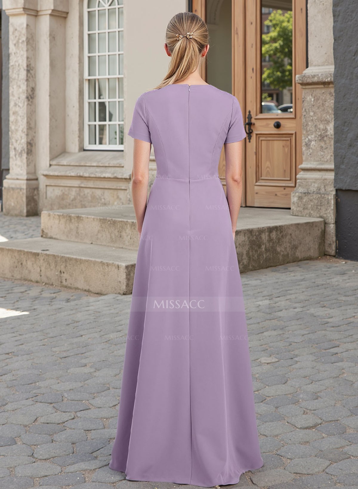 Jumpsuit/Pantsuit V-Neck Short Sleeves Elastic Satin Mother Of The Bride Dresses