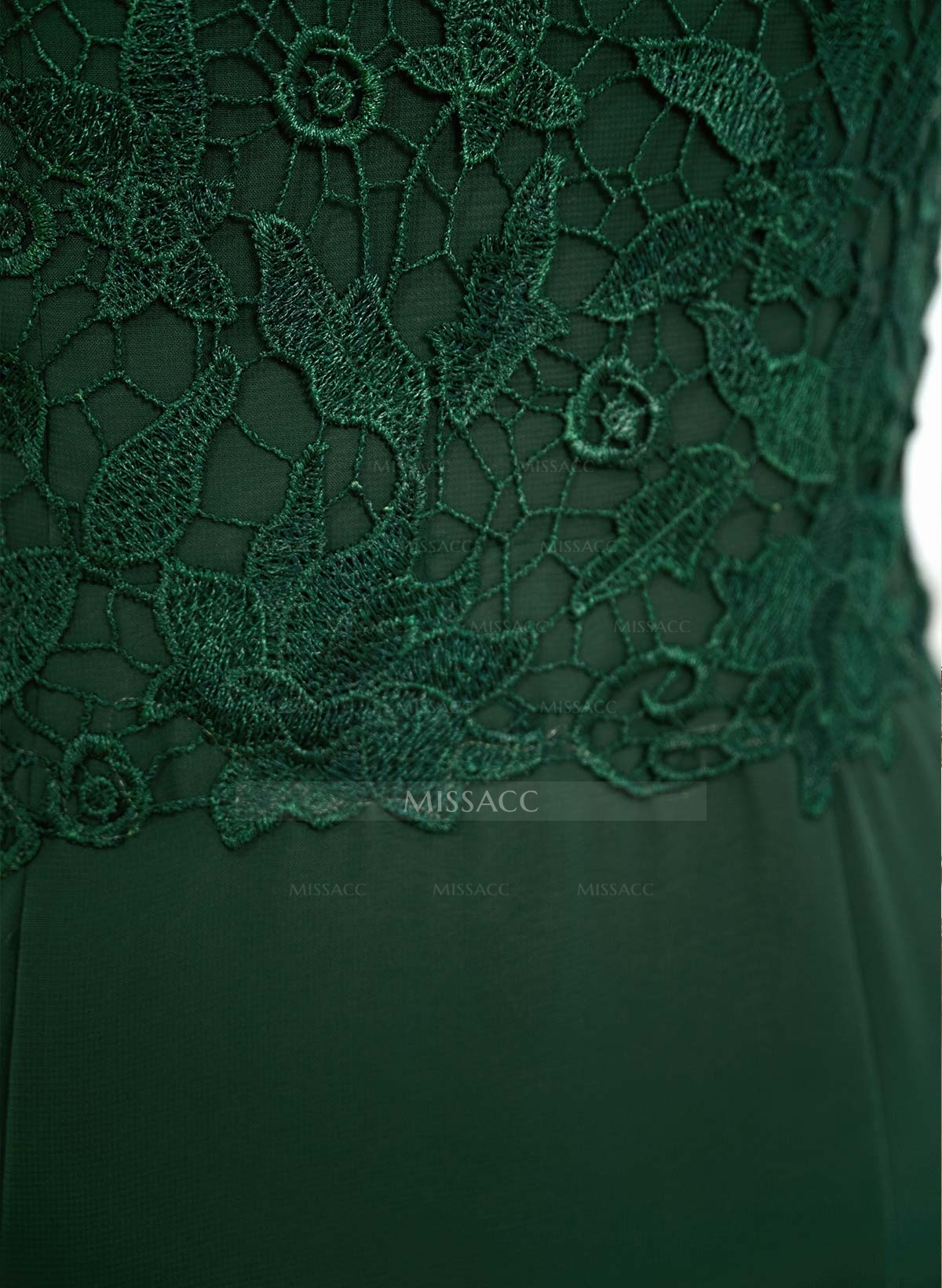 Exquisite Floral Embroidered Scoop Neck Short Sleeves Chiffon Mother Of The Bride Dresses