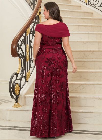 Sheath/Column Chiffon Mother Of The Bride Dresses With Sequins