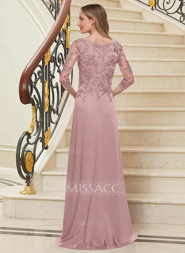 chinese dress ladies Square Neck Long Sleeve Dress – PRIVATE LABEL by Genavieve main image 1
