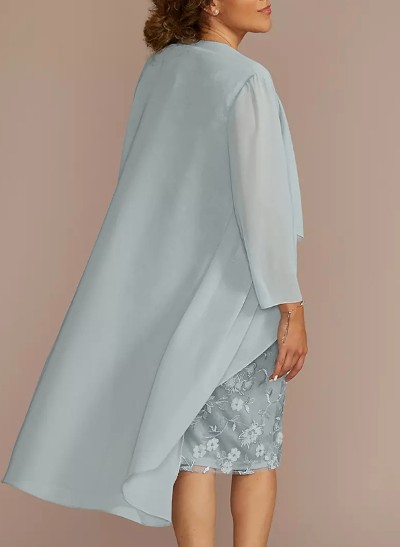 Chiffon Long Sleeves Special Occasion Cocktail Wrap