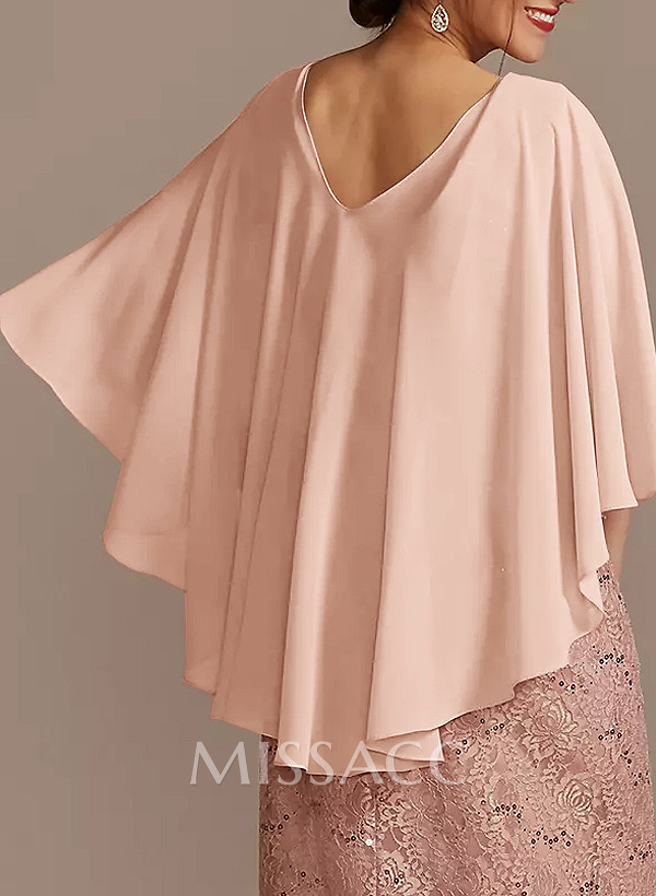 Open Front Special Occasion Chiffon Wrap &Shawl Open Front Special Occasion Chiffon Wrap &Shawl