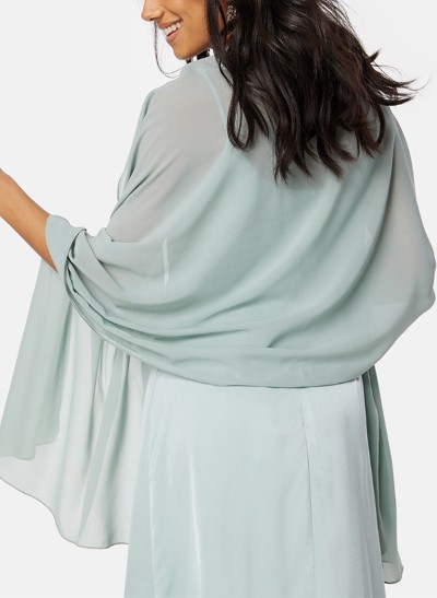 Chiffon Open Front Special Occasion Wedding Wrap &Shawl