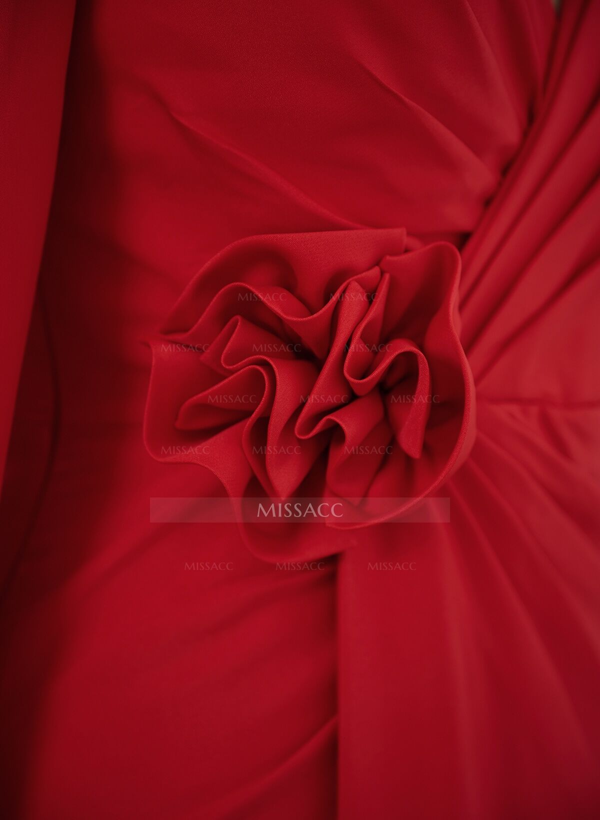 Sheath V-Neck 1/2 Sleeves Asymmetrical Elastic Satin Cocktail Dresses