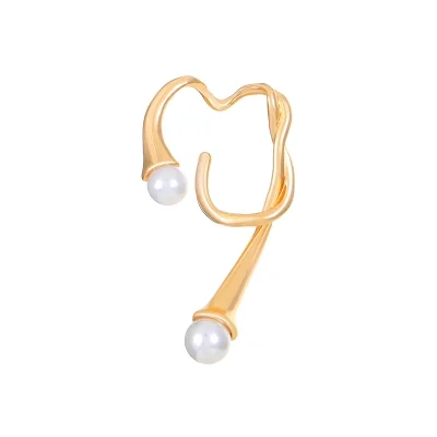 Gorgeous Pearl Ear Cuff Single Earrings