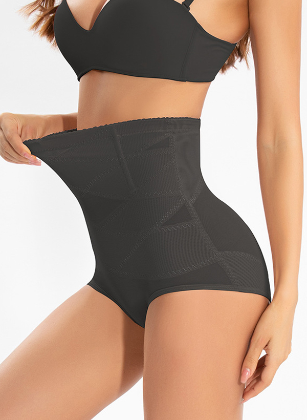 Polyester High Waist Thin Breathable Panties