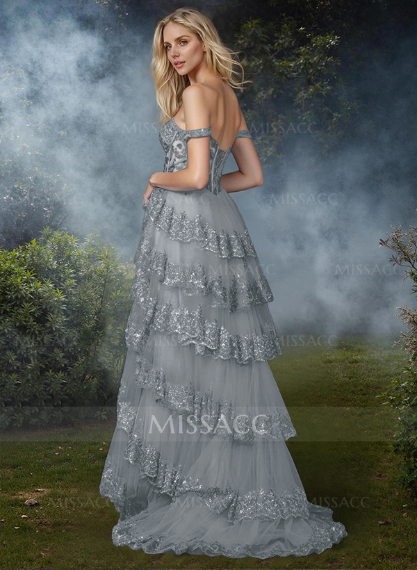Sherri Hill Illusion Corset Prom Dress 56914