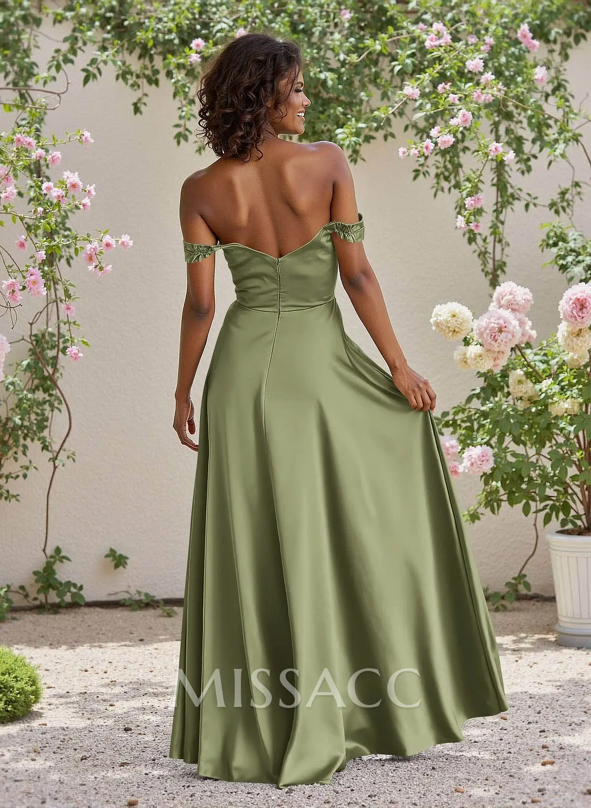 red formal maxi dress Rush Hour Silk - Crossover Neckline polka dot dress main image 0