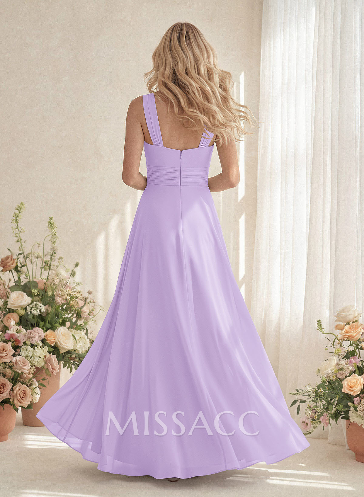 Classic Halter Sleeveless A-Line Floor-Length Chiffon Bridesmaid Dresses Classic Halter Sleeveless A-Line Floor-Length Chiffon Bridesmaid Dresses