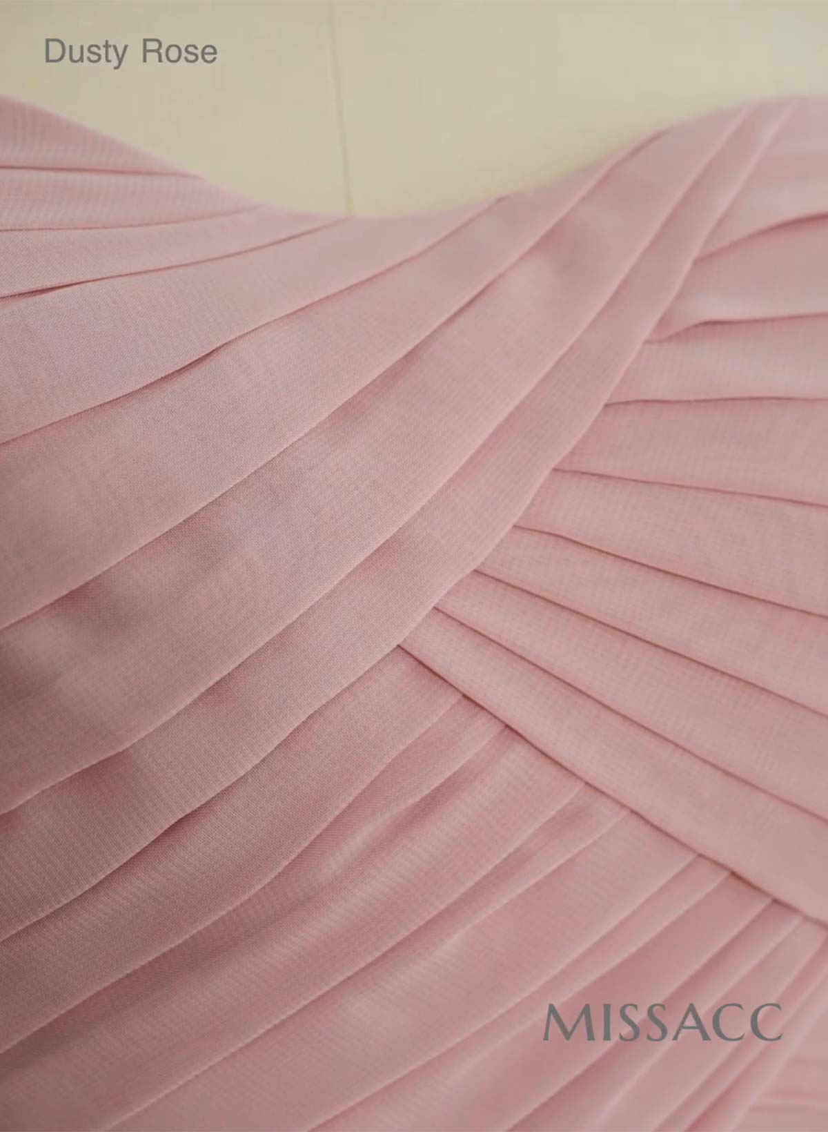 Modest A-Line Spaghetti Straps Ruched Waist Chiffon Bridesmaid Dresses