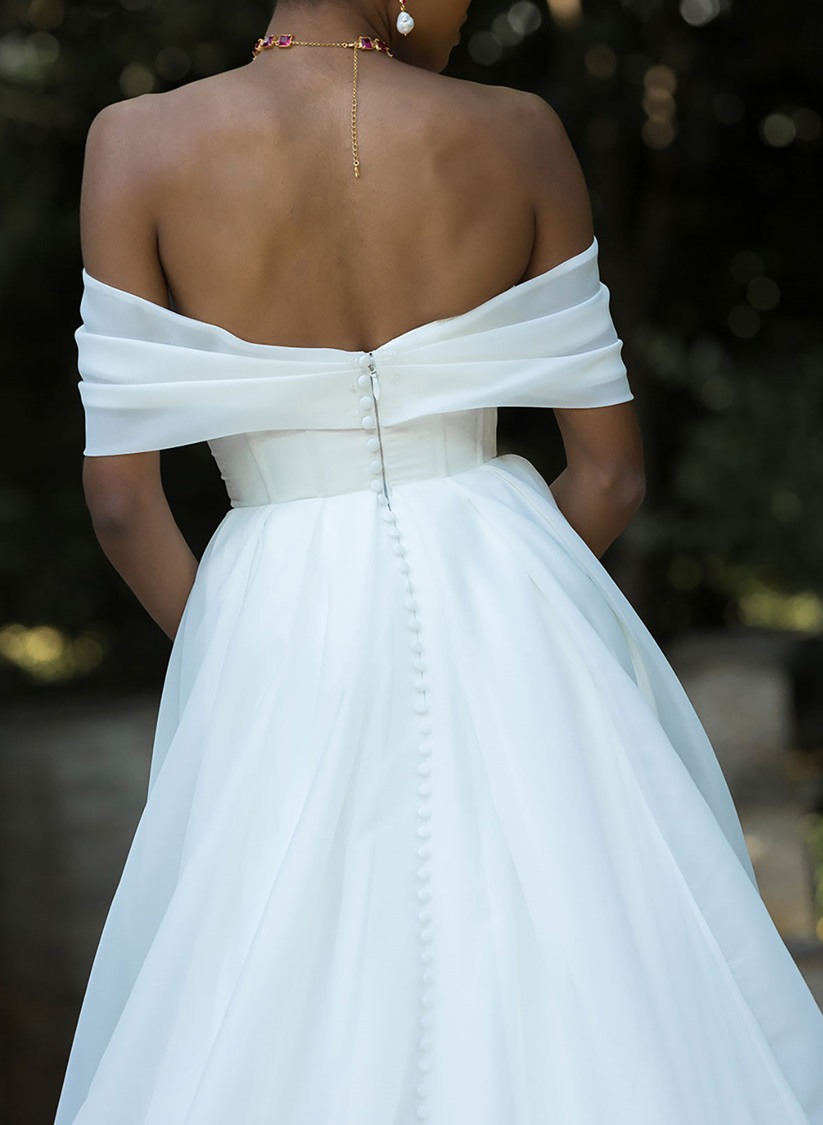 Classic Bow(s) Off-The-Shoulder High Split Sweep Train Satin Wedding Dresses